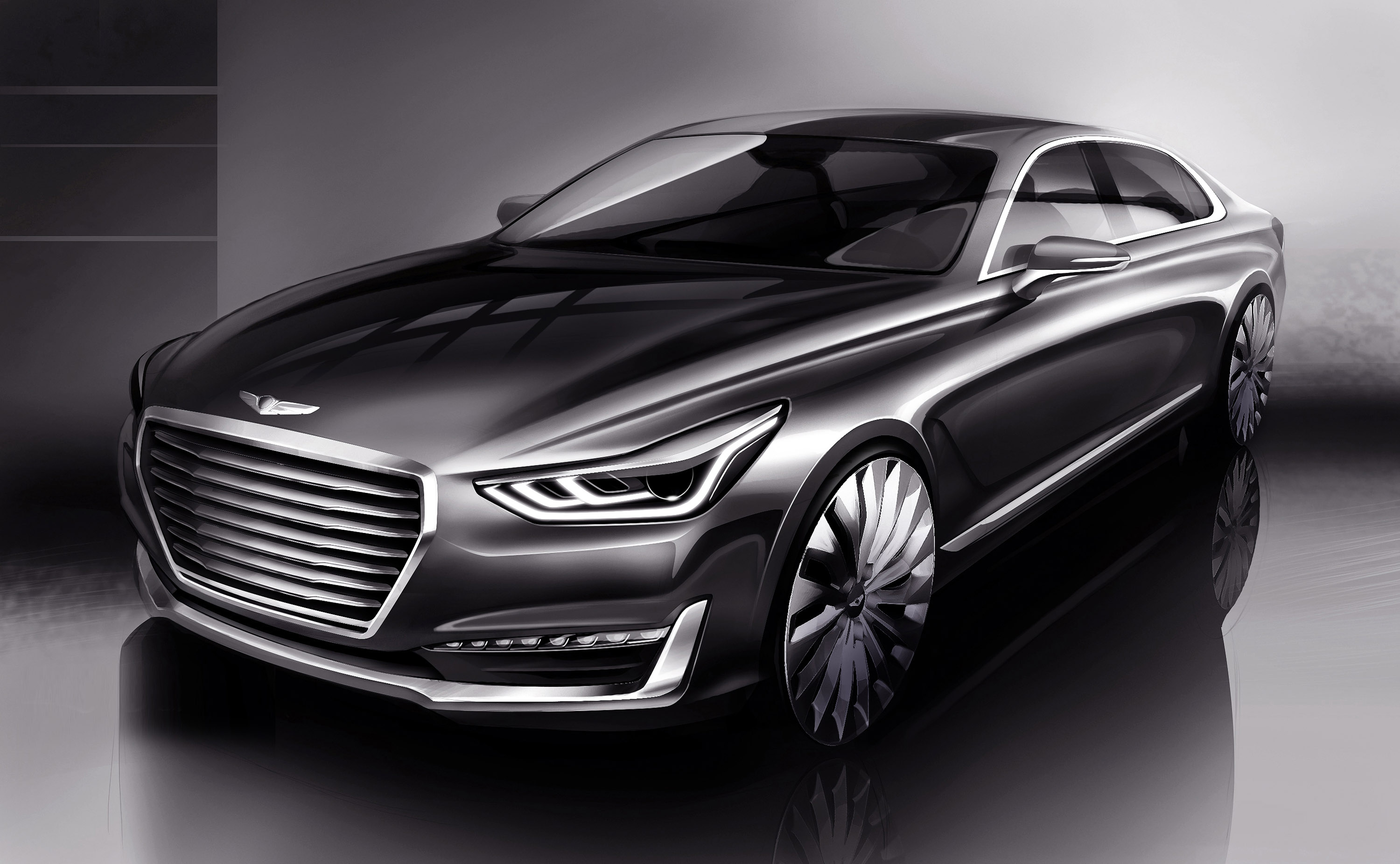 Hyundai Genesis G90 to Debut Next Month