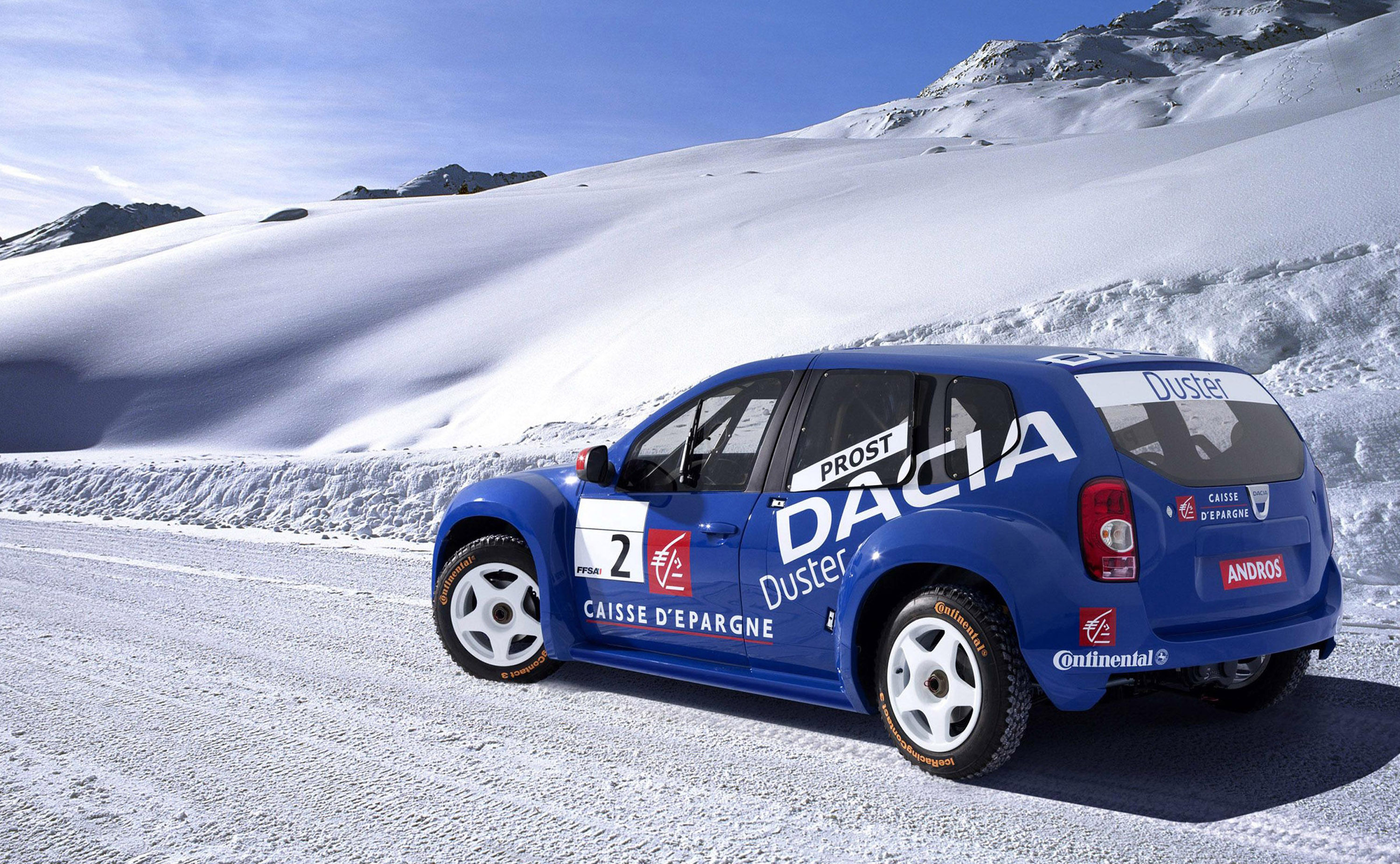 Dacia Duster Competition Car to be driven by Alain Prost