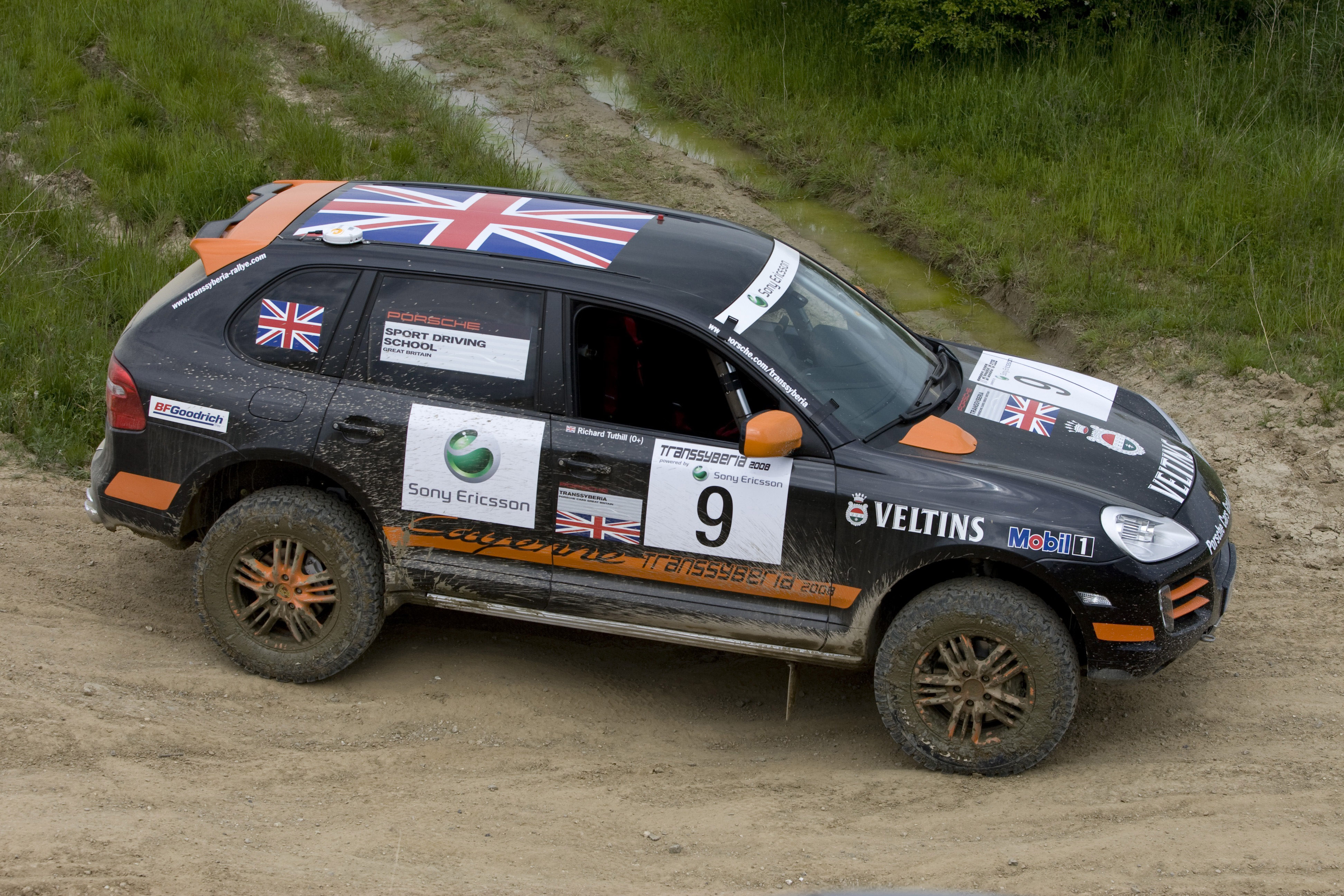 tamiya porsche cayenne transsyberia 2007