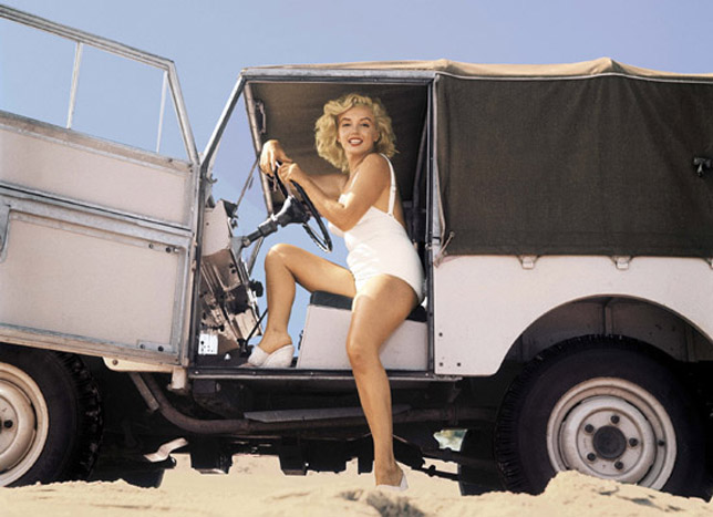 Land Rover and Marilyn Monroe