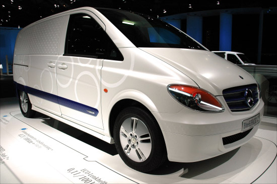 Mercedes Vito BlueEfficiency has frugal diesel and aerodynamic body