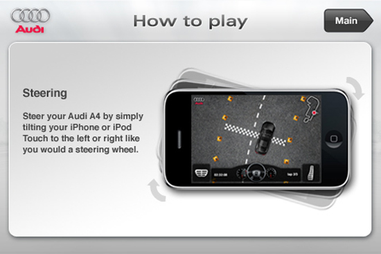 AUDI A4 DRIVING CHALLENGE Steering