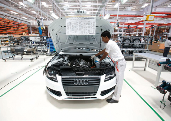 Audi starts production of new Audi A4 in India