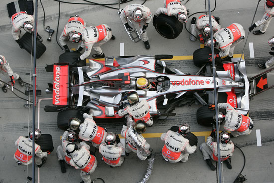 f1 lewis hamilton car. Lewis Hamilton - Vodafone