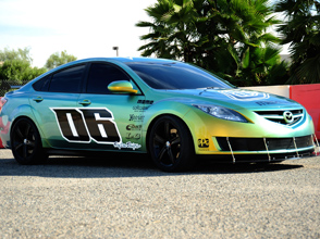 mazda teams with troy lee designs and dg motorsports to customize the evolution of zoom-zoom