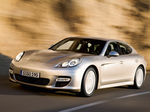 porsche presents first photos of four-door panamera gran turismo