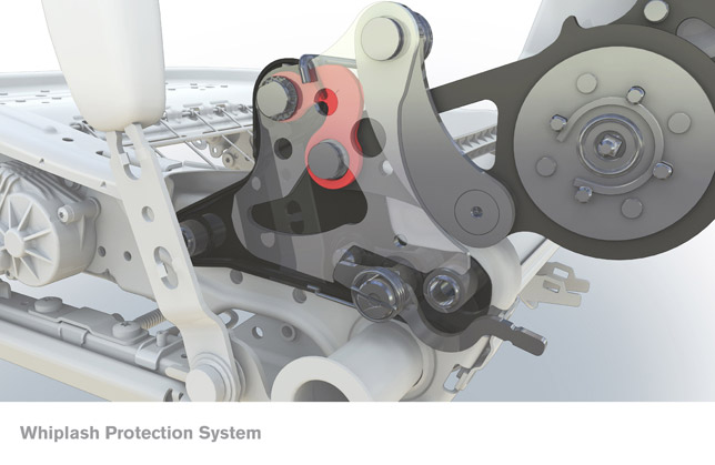 Volvo XC60 Whiplash Protection system