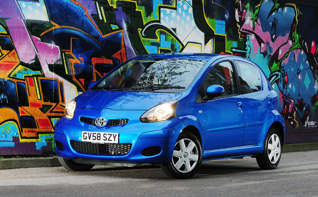 The Style pack for Aygo Blue (£580) provides alloy wheels, front fog lamps 