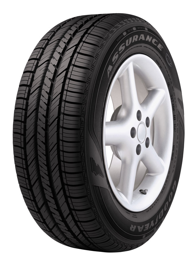 The Goodyear Assurance Fuel Max tire, selected as the exclusive