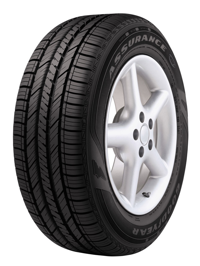 The Goodyear Assurance Fuel Max tire, selected as the exclusive