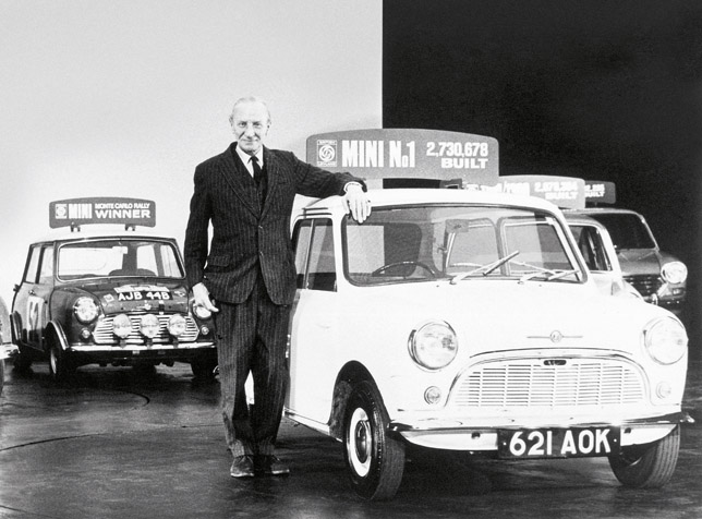Sir Alec Issigonis: created the Mini in 1959, knighted in 1969