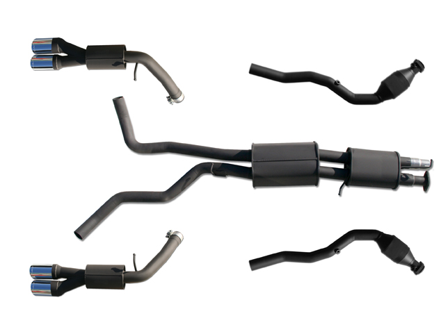 Arden Supercharger kit exhaust system