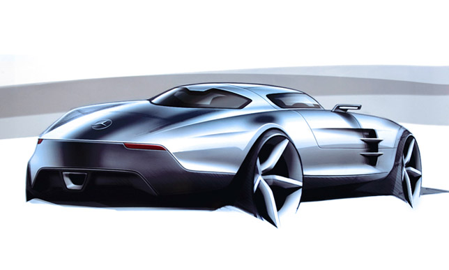 Mercedes-Benz SLS AMG Sketch