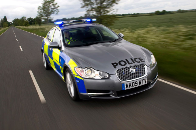 High Performance Police Jaguar XF Diesel S
