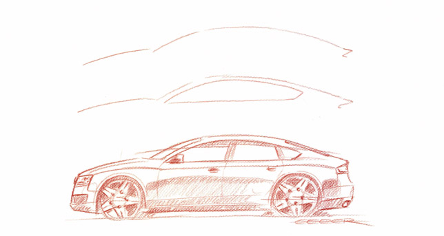 Audi A5 Sportback Sketch