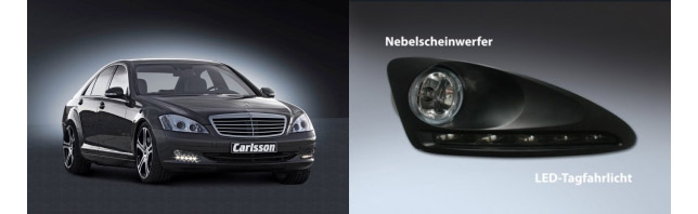 Carlsson LED Daylight for S-class