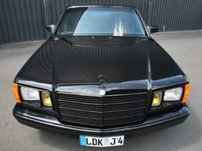 inden-design mercedes-benz 560 se - real gangster getaway car