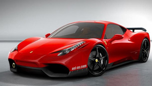 ASI Ferrari 458 Italia - first rendering