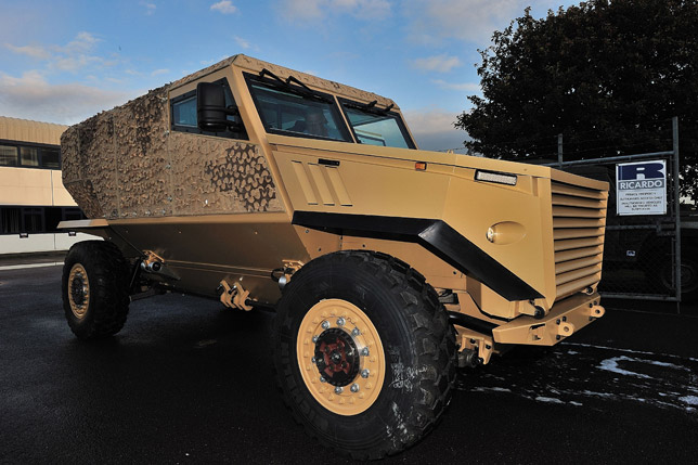 The new Ocelot LPPV vehicle brings together innovations in automotive and defence technologies