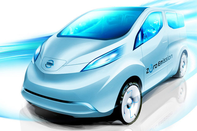 Nissan e-LCV concept sketch
