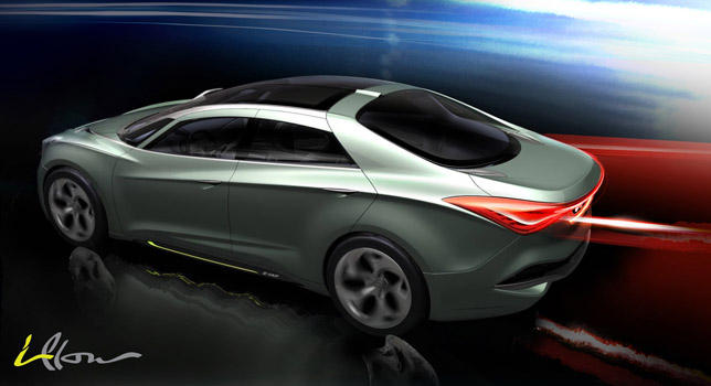 Hyundai i-flow concept saloon