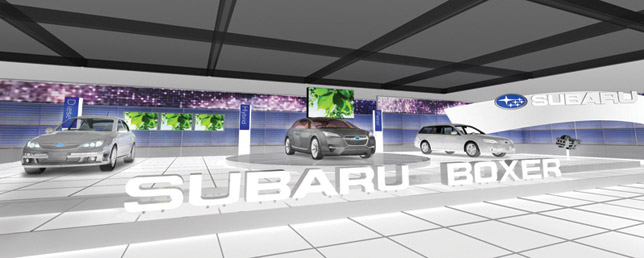 Subaru Booth at Geveva Motor Show 2010