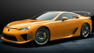 lexus lfa supercar even faster with nurburgring performance pack