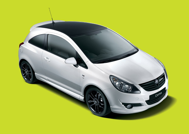 Vaxhall Corsa Black & White Limited Edition is price-tagged at £13995 for 