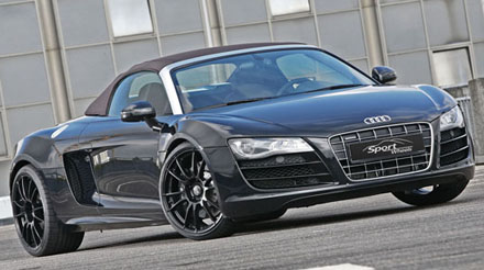 Audi R8 V10 Spyder boosted to 600hp by Sport Wheels