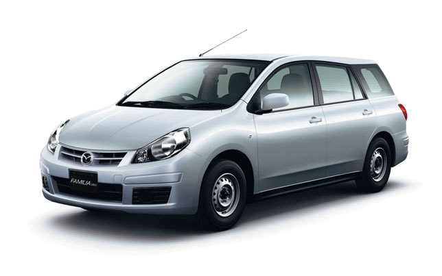 The Mazda Familia Van models packed with the 1.5-liter engine (front-wheel 