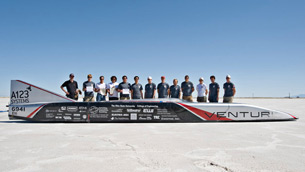 Venturi Jamais Contente topped 515 km/h - a new world record