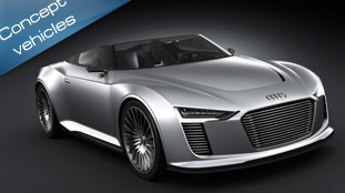audi e-tron spyder at paris 2010