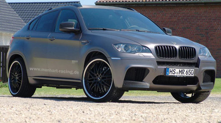 manhart racing m x6r twin turbo boosted to 687 ps