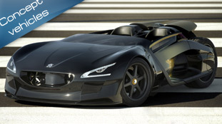 peugeot uveils the ultra-fast ex1 concept