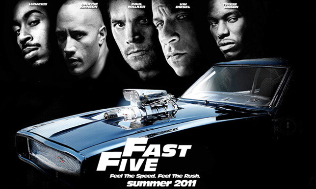 fast five dodge challenger. fast five poster. the fast