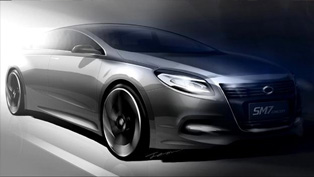 renault samsung sm7 concept [sketch]
