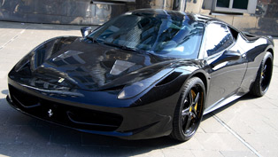 ferrari 458 black carbon by anderson germany
