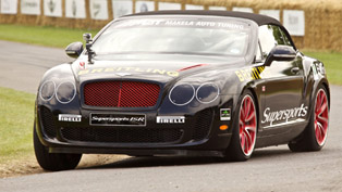bentley continental supersports convertible at the 2011 goodwood