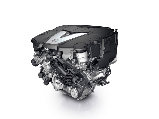 2010 Mercedes-Benz S350 BlueTE Engine