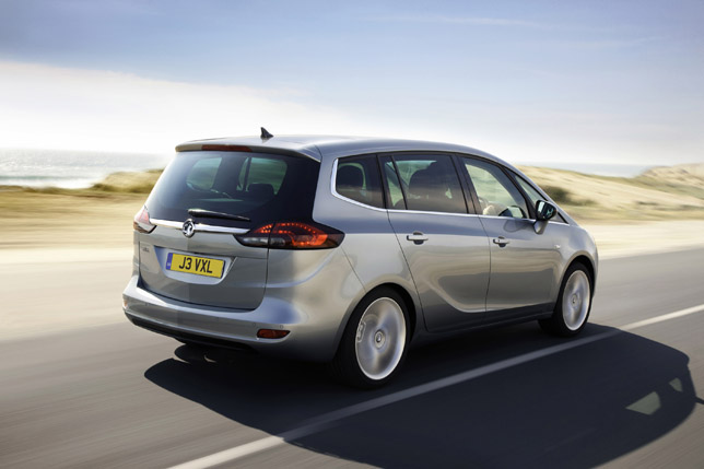 2012 Vauxhall Zafira Tourer RearSide