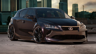 Tuned Lexus car at 2011 SEMA show