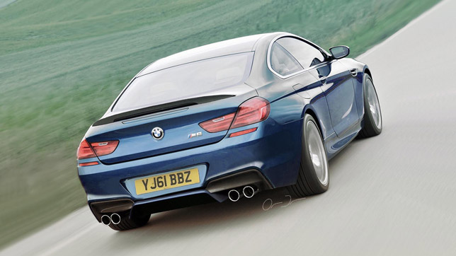 2013 BMW M6 F13 render rear