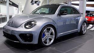 volkswagen beetle r concept at the los angeles auto show