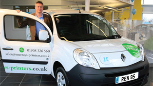 First Sale of Kangoo Van Z.E. in UK