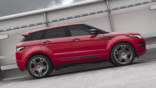 2012 kahn range rover evoque red