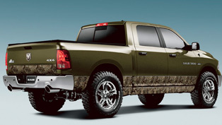 a mossy oak ram truck