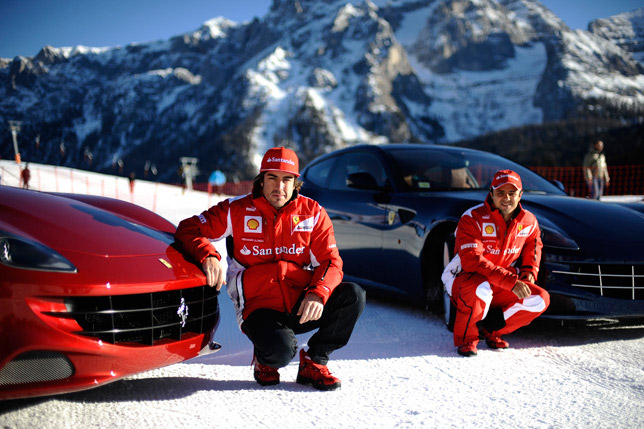 Fernando Alonso and Felipe Massa