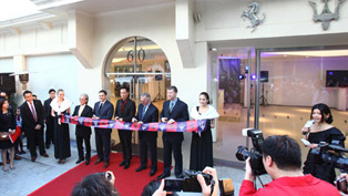 ferrari and maserati with new showroom in hong kong