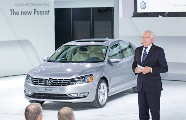 VW Passat at Qatar Motor Show (2012)