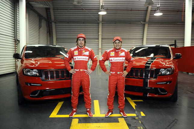 2012 Jeep Grand Cherokee SRT8 SUV with Ferrari Look